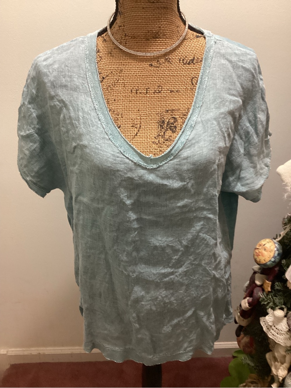 Tempo Paris Linen Top